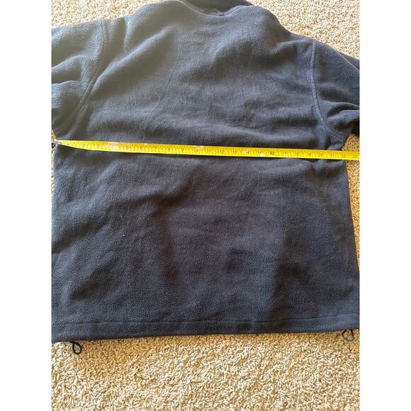 Vintage Columbia Core Black Silver M Fleece Full Zip Jacket - Picture 5 of 7